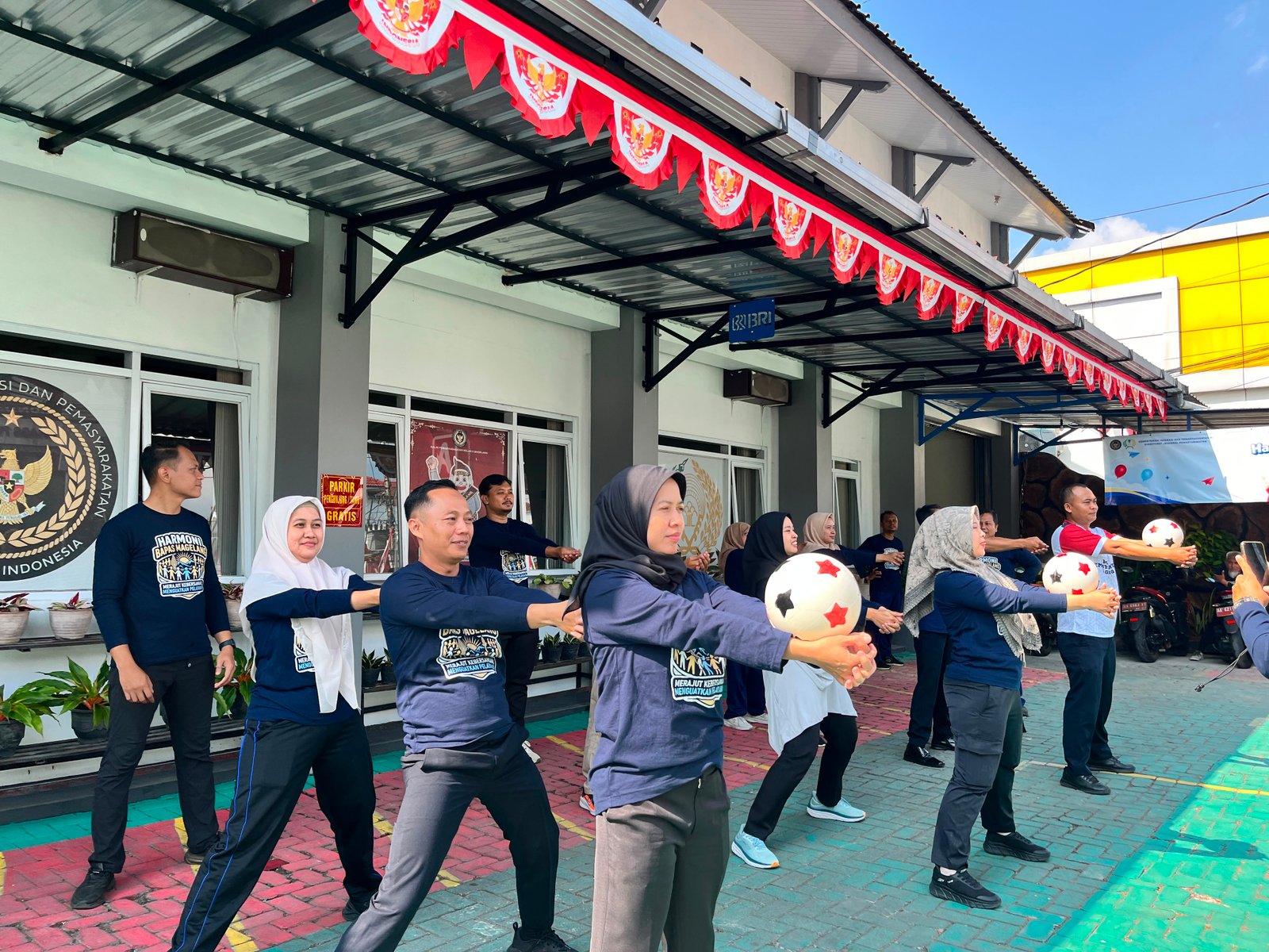 Semarak HUT RI ke-81, Bapas Magelang Gelar Lomba Antar Kelompok Penuh Kebersamaan