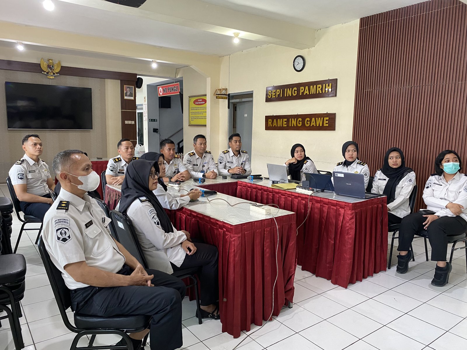Evaluasi Tata Kelola Pelayanan Publik, Bapas Magelang Ikuti Rapat Pemaparan Hasil Akhir