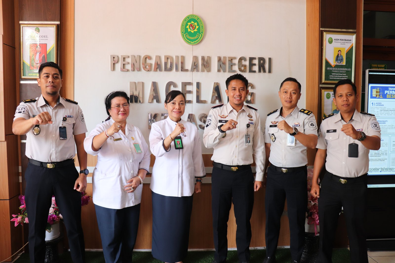 Merajut Sinergi, Menjemput Kolaborasi, Bapas Magelang Sambangi Pengadilan Negeri Magelang